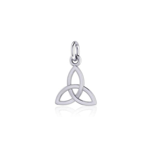 Celtic Triquetra Knot Silver Charm TC125