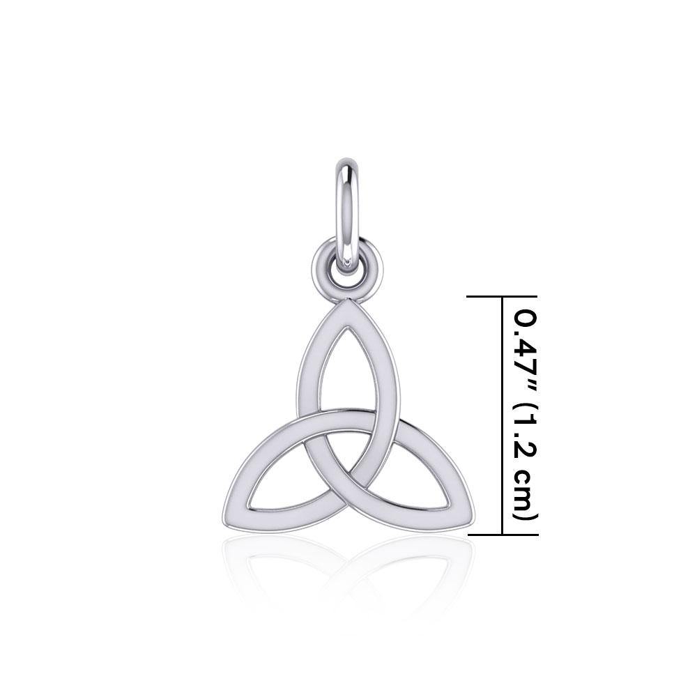 Celtic Triquetra Knot Silver Charm TC125