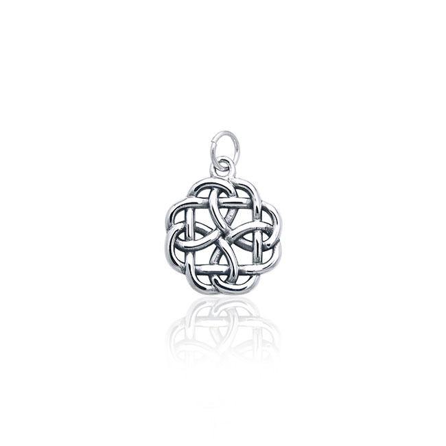Celtic Knotwork Silver Charm TCM025