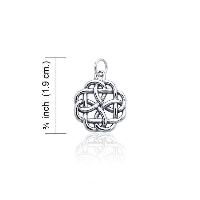 Celtic Knotwork Silver Charm TCM025
