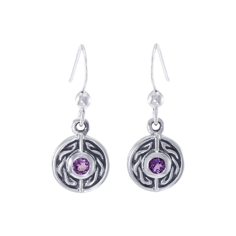 Celtic Knotwork Sterling Silver Earrings TE1014