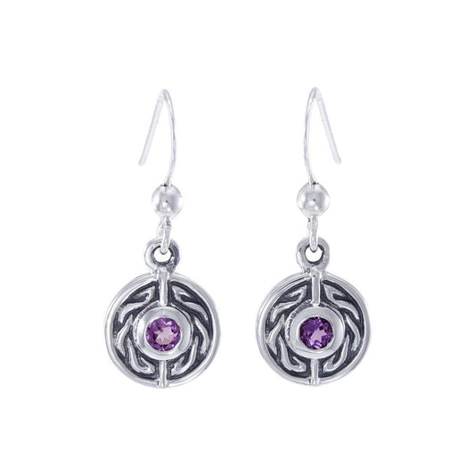 Celtic Knotwork Sterling Silver Earrings TE1014