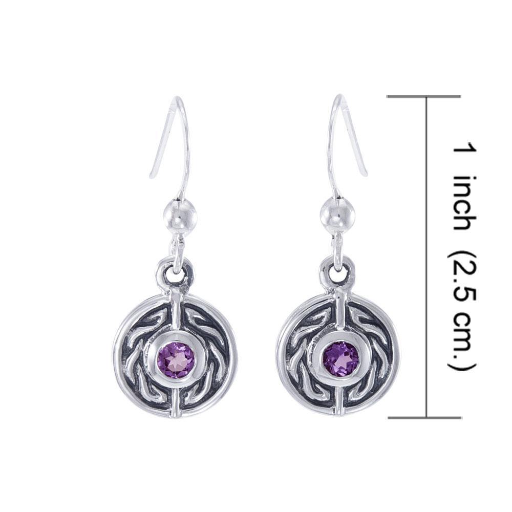 Celtic Knotwork Sterling Silver Earrings TE1014