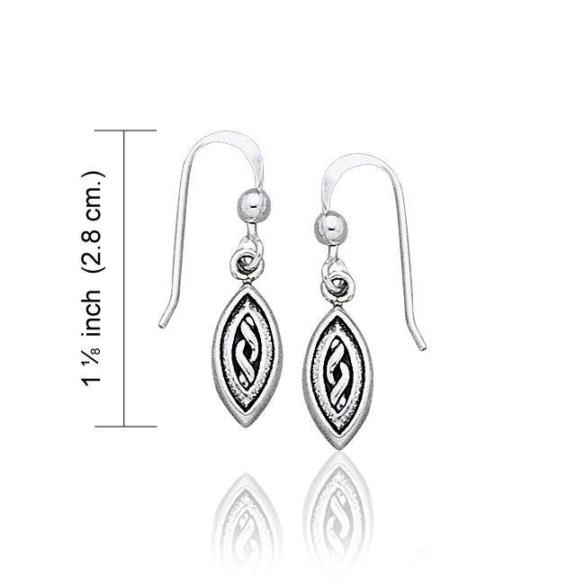 Celtic Knotwork Sterling Silver Earrings TE1126