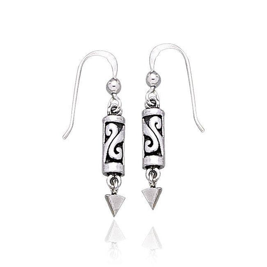 Celtic Knotwork Silver Earrings TE1129