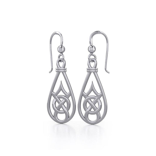 Celtic Knotwork Sterling Silver Earrings TE117