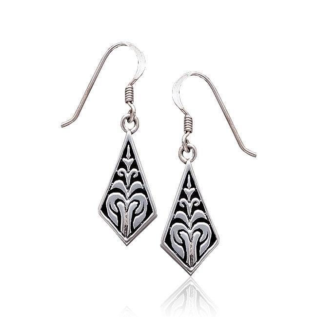 Celtic Knotwork Sterling Silver Earrings TE195