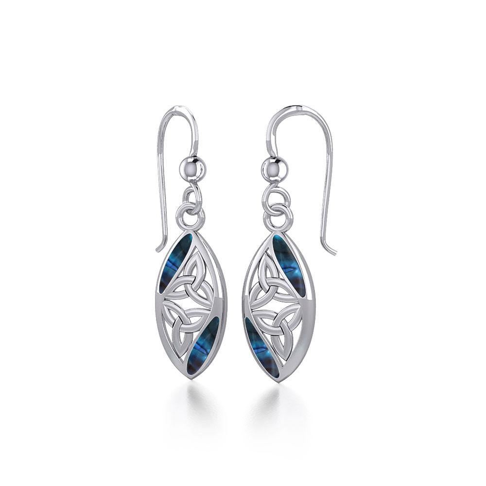 Celtic Trinity Knot Sterling Silver Earrings TE2006