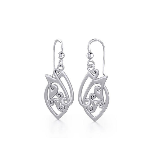 Celtic Knotwork Sterling Silver Earrings TE2071