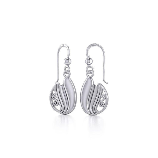 Celtic Knotwork Sterling Silver Earrings TE2083