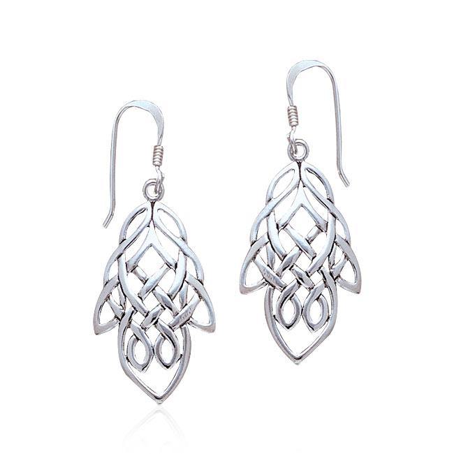Celtic Knotwork Sterling Silver Earrings TE261