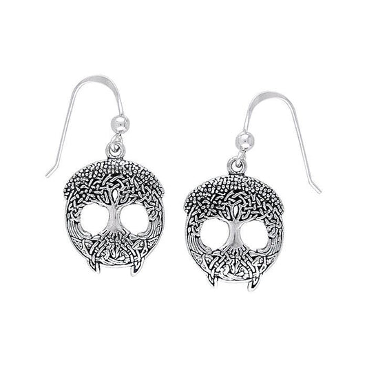 Celtic Tree of Life Sterling Silver Earrings TE2926