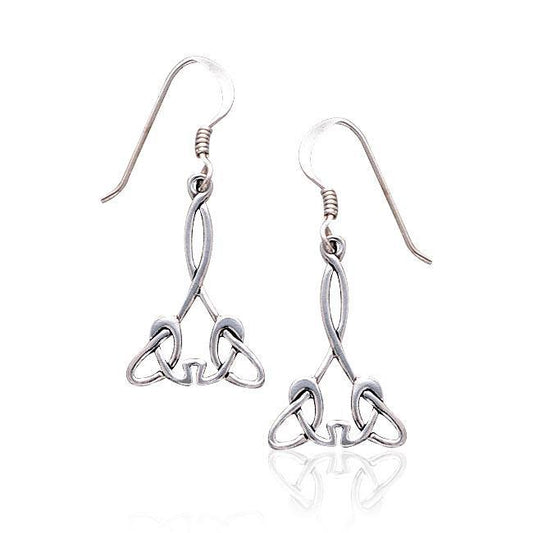 Celtic Knotwork Sterling Silver Earrings TE456