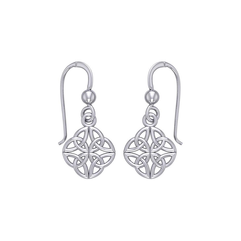 Celtic Knotwork Sterling Silver Earrings TE462