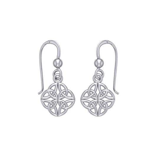 Celtic Knotwork Sterling Silver Earrings TE462