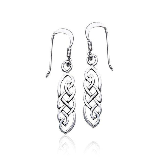 Celtic Knotwork Sterling Silver Earrings TE468