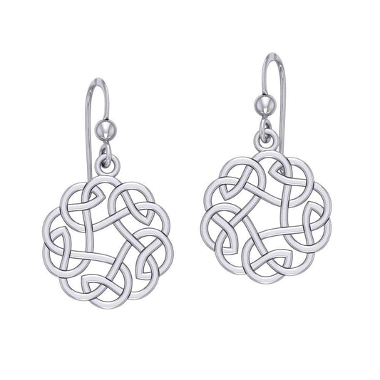 Celtic Knotwork Sterling Silver Earrings TE661