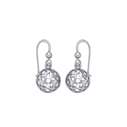 Celtic Knotwork Sterling Silver Earrings TE685
