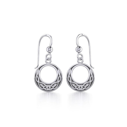 Celtic Knotwork Sterling Silver Earrings TE815