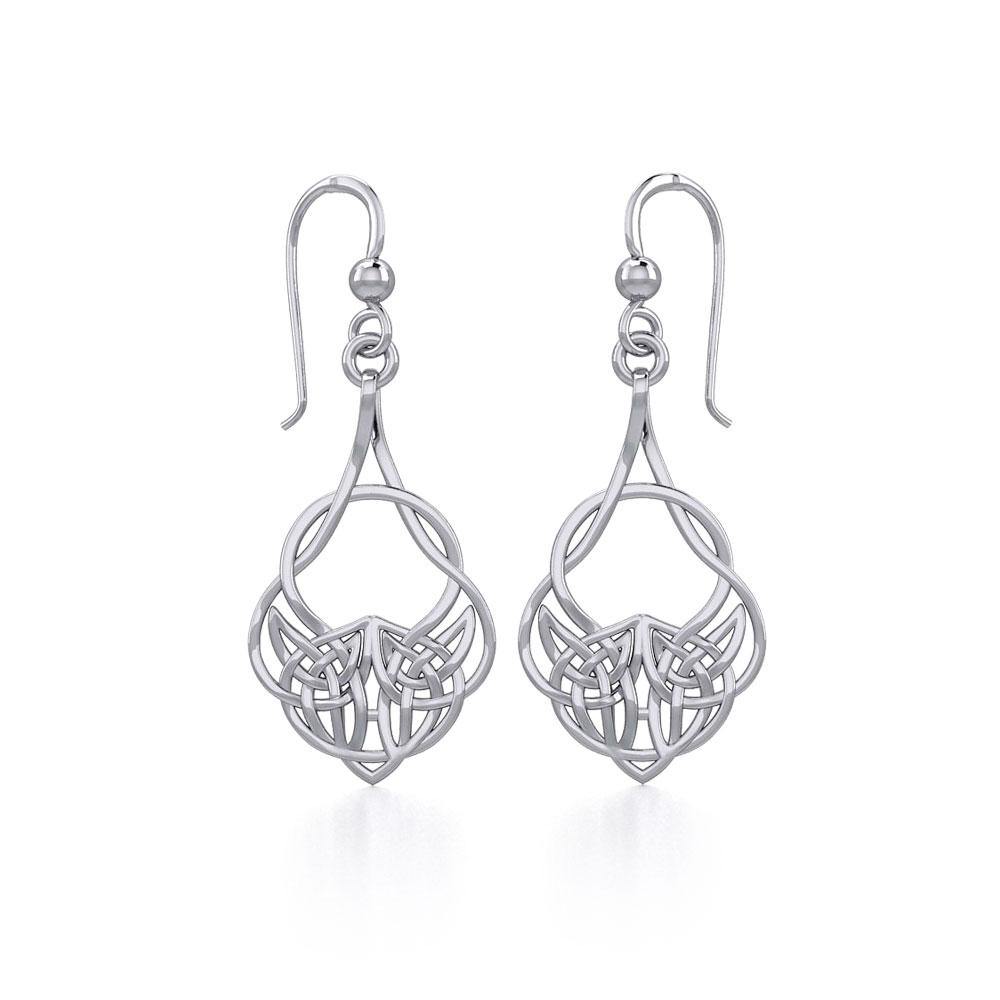 Celtic Knotwork Silver Earrings TER1259