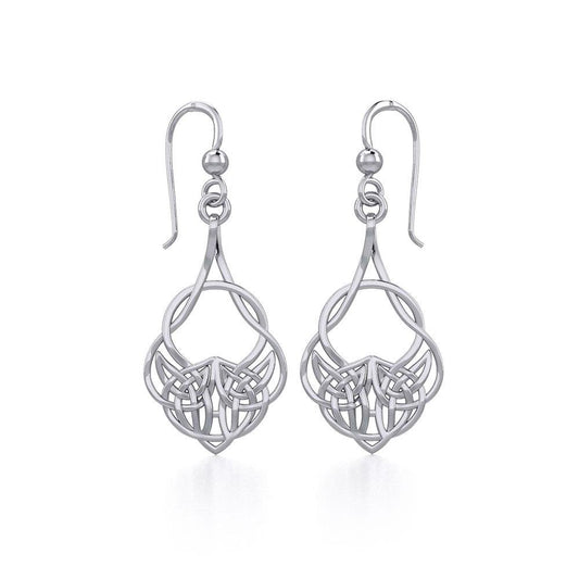 Celtic Knotwork Silver Earrings TER1259