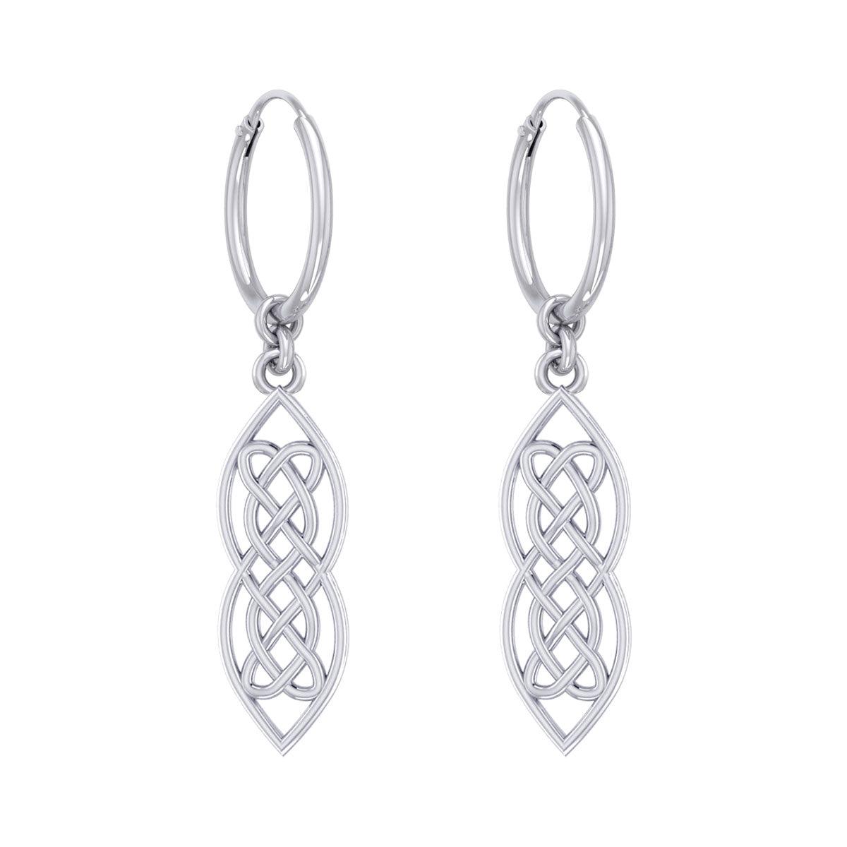 Celtic Entwined Hoop Earrings TER2098