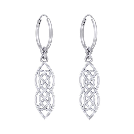 Celtic Entwined Hoop Earrings TER2098