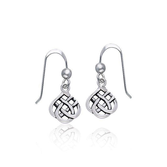 Celtic Knotwork Silver Earrings TER375