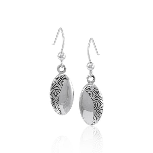 Danu Celtic Elegant Spirals Earrings TER548
