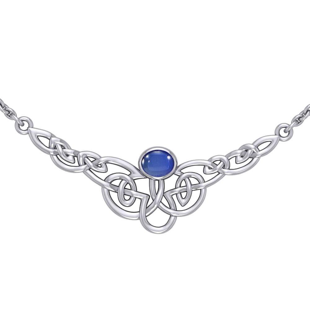 Celtic Knotwork Silver Necklace TN019