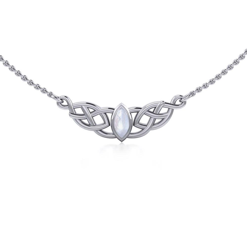 Celtic Knotwork Silver Necklace TN116