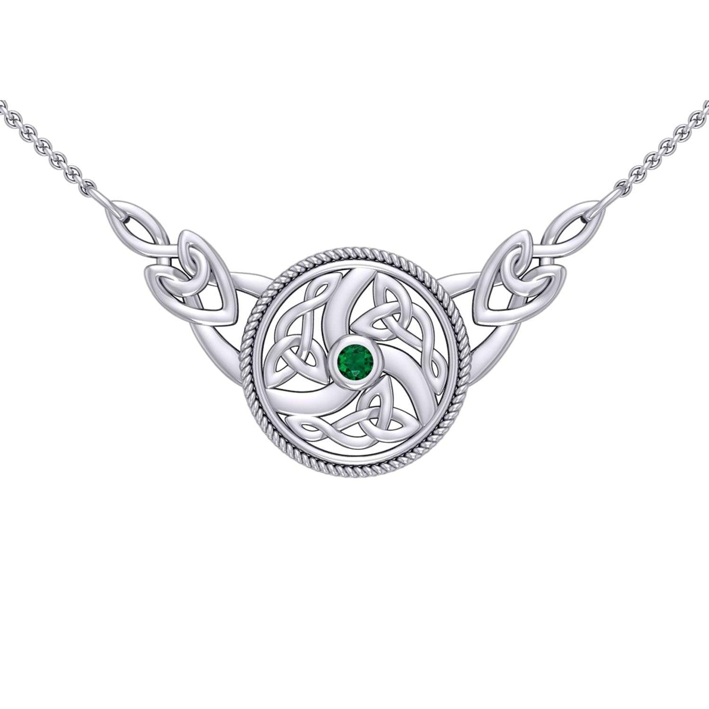 Celtic Knotwork Silver Necklace TN162