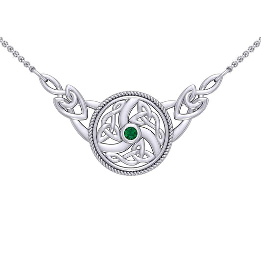 Celtic Knotwork Silver Necklace TN162