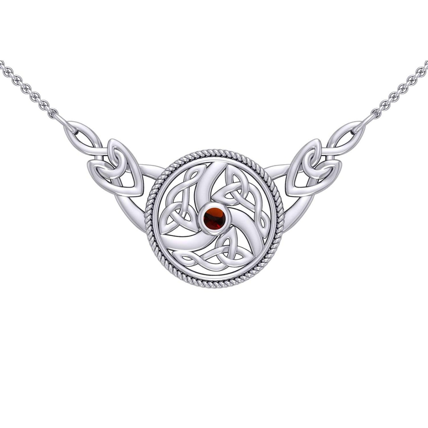 Celtic Knotwork Silver Necklace TN162