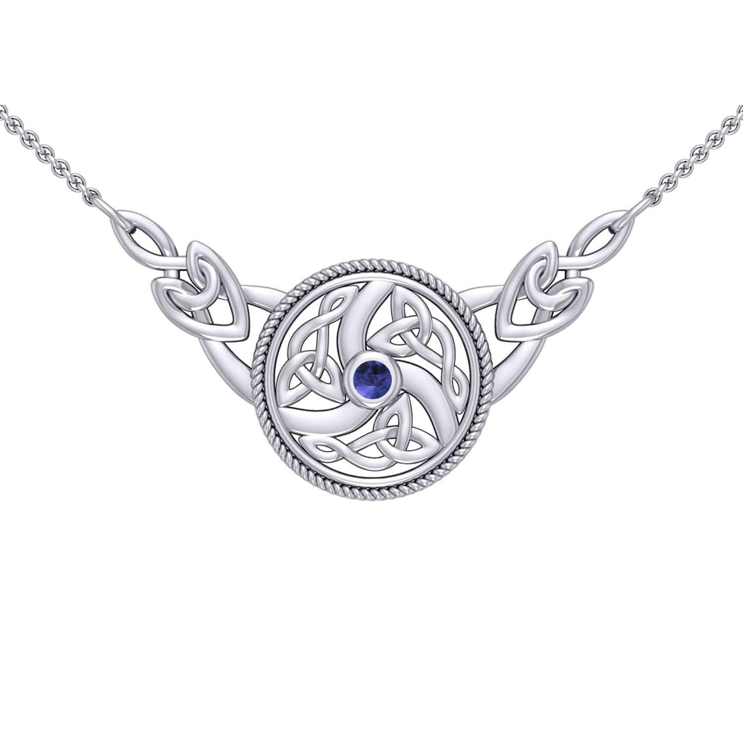 Celtic Knotwork Silver Necklace TN162