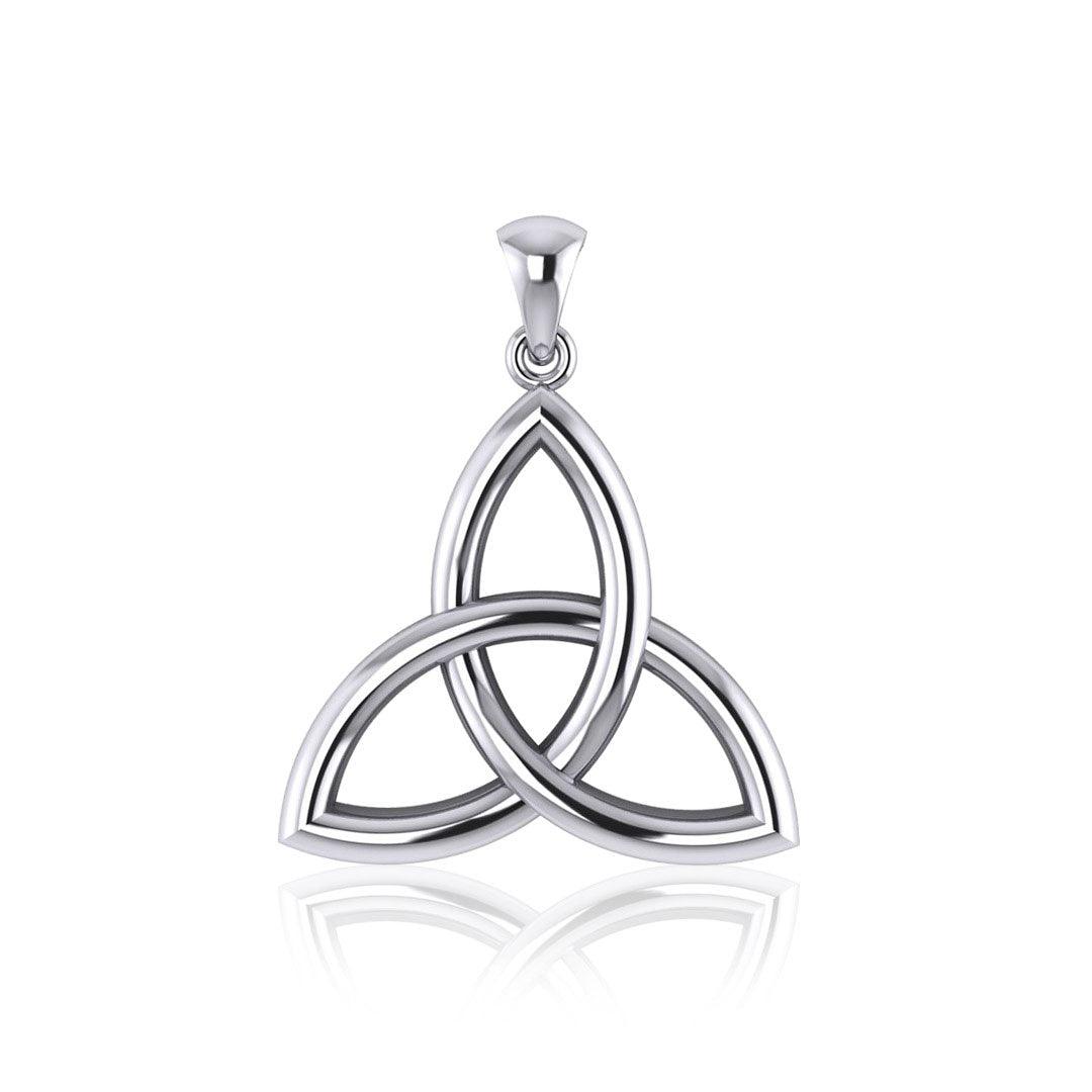 Celtic Triquetra Knot Silver Pendant TP085
