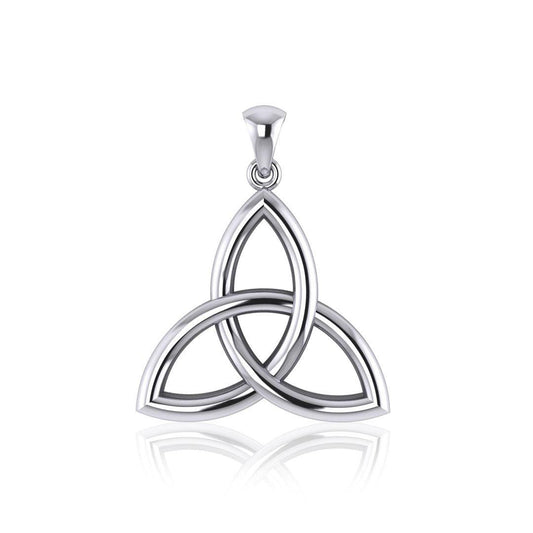Celtic Triquetra Knot Silver Pendant TP085