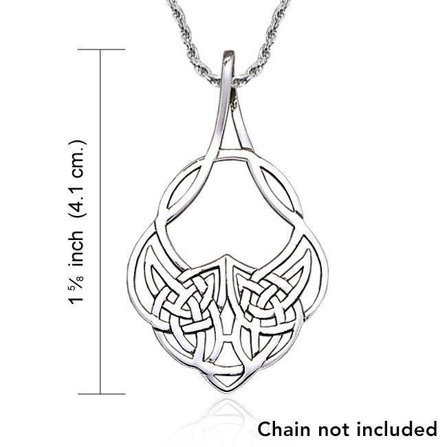 Celtic Knotwork Silver Pendant TP1119
