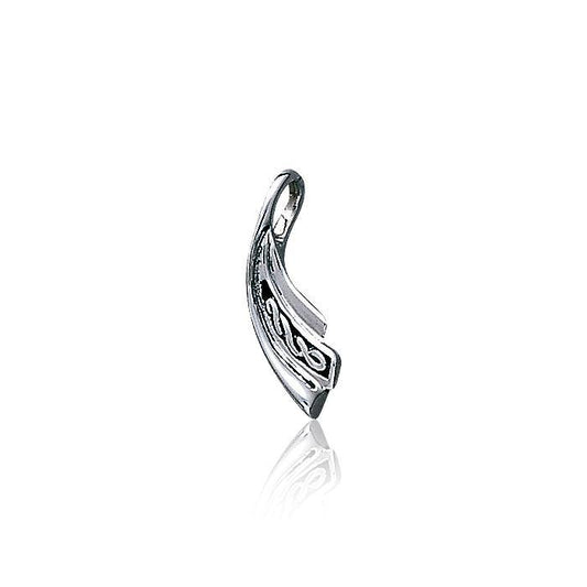 Contemporary Celtic Knotwork Silver Pendant TP1695