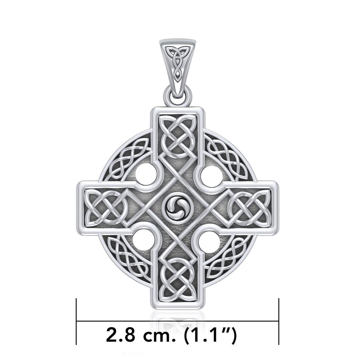 Celtic Cross Triskele Pendant TP477