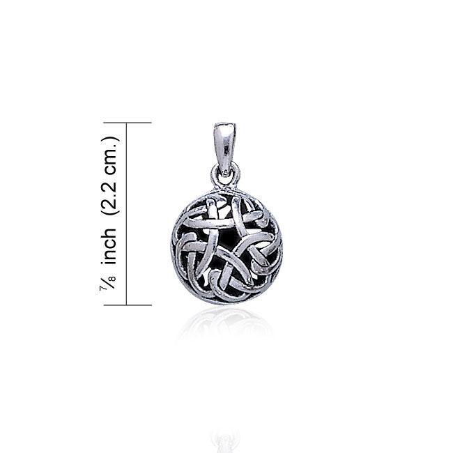 Celtic Knotwork Silver Pendant TP540