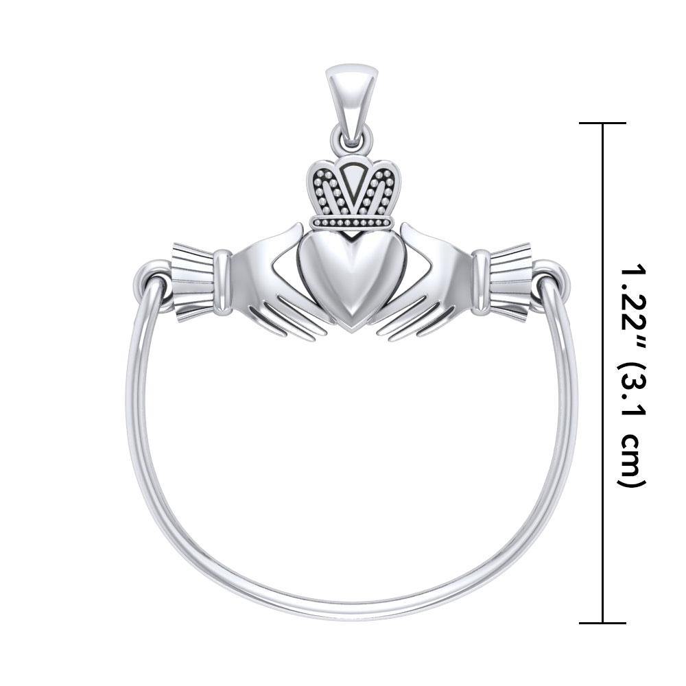 Celtic Claddagh Charm Holder Pendant TP939
