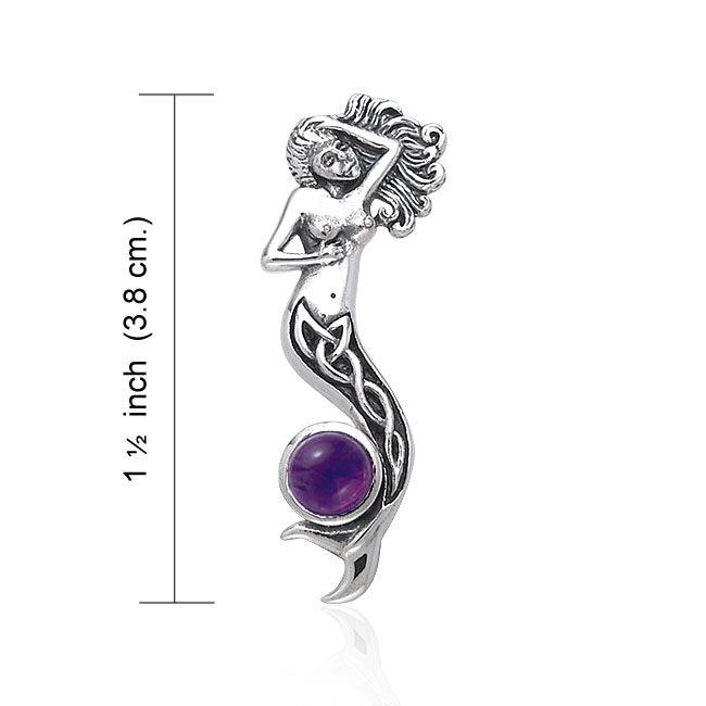 Celtic Knot Mermaid Pendant TPD079