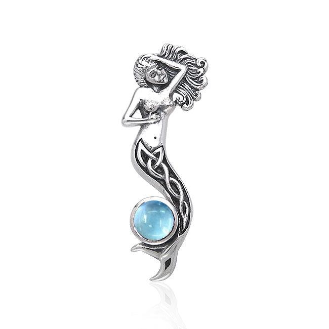 Celtic Knot Mermaid Pendant TPD079