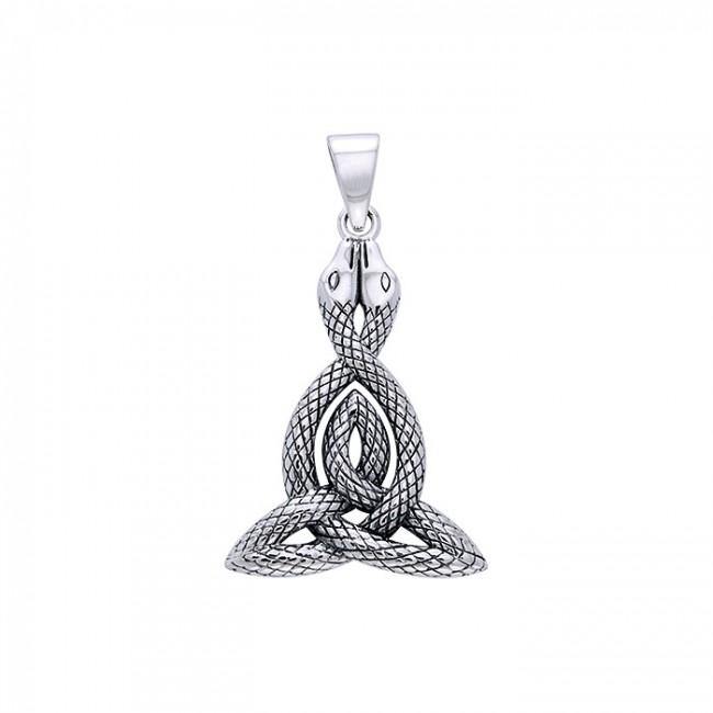 Celtic Trinity Knot Snake Pendant TPD1108