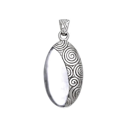Celtic Elegant Danu Silver Pendant TPD1231