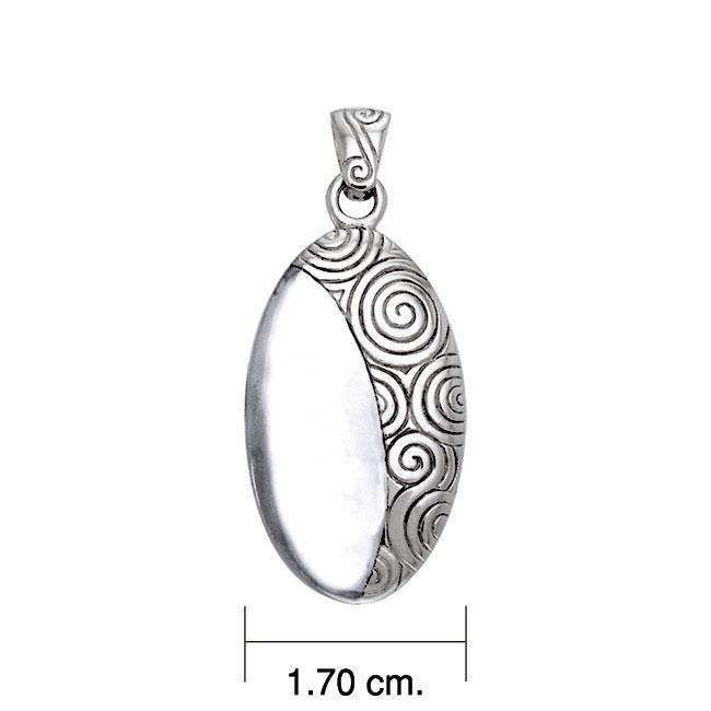 Celtic Elegant Danu Silver Pendant TPD1231