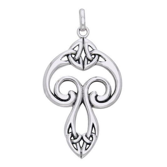 The symbol that predates Christianity ~ Sterling Silver Celtic Triquetra Pendant Jewelry TPD1266
