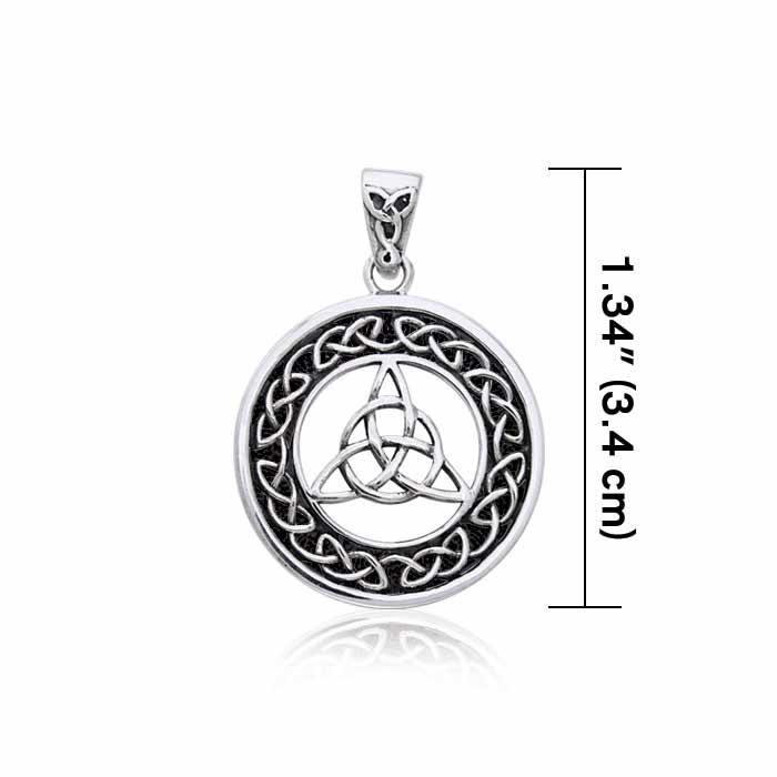 Medium Celtic Knot Triquetra Pendant TPD3020