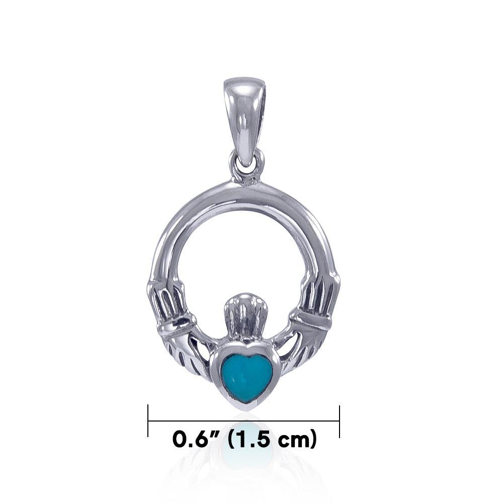 Celtic Claddagh Birthstone Pendant TPD3097